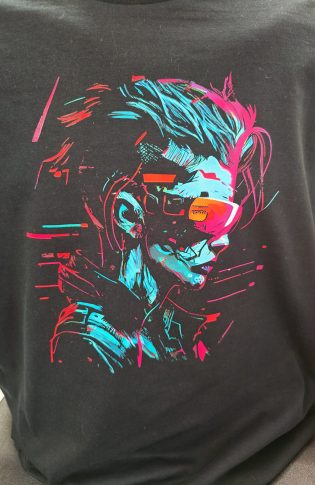 Cyberpunk woman