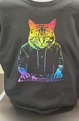 Dj cat neon